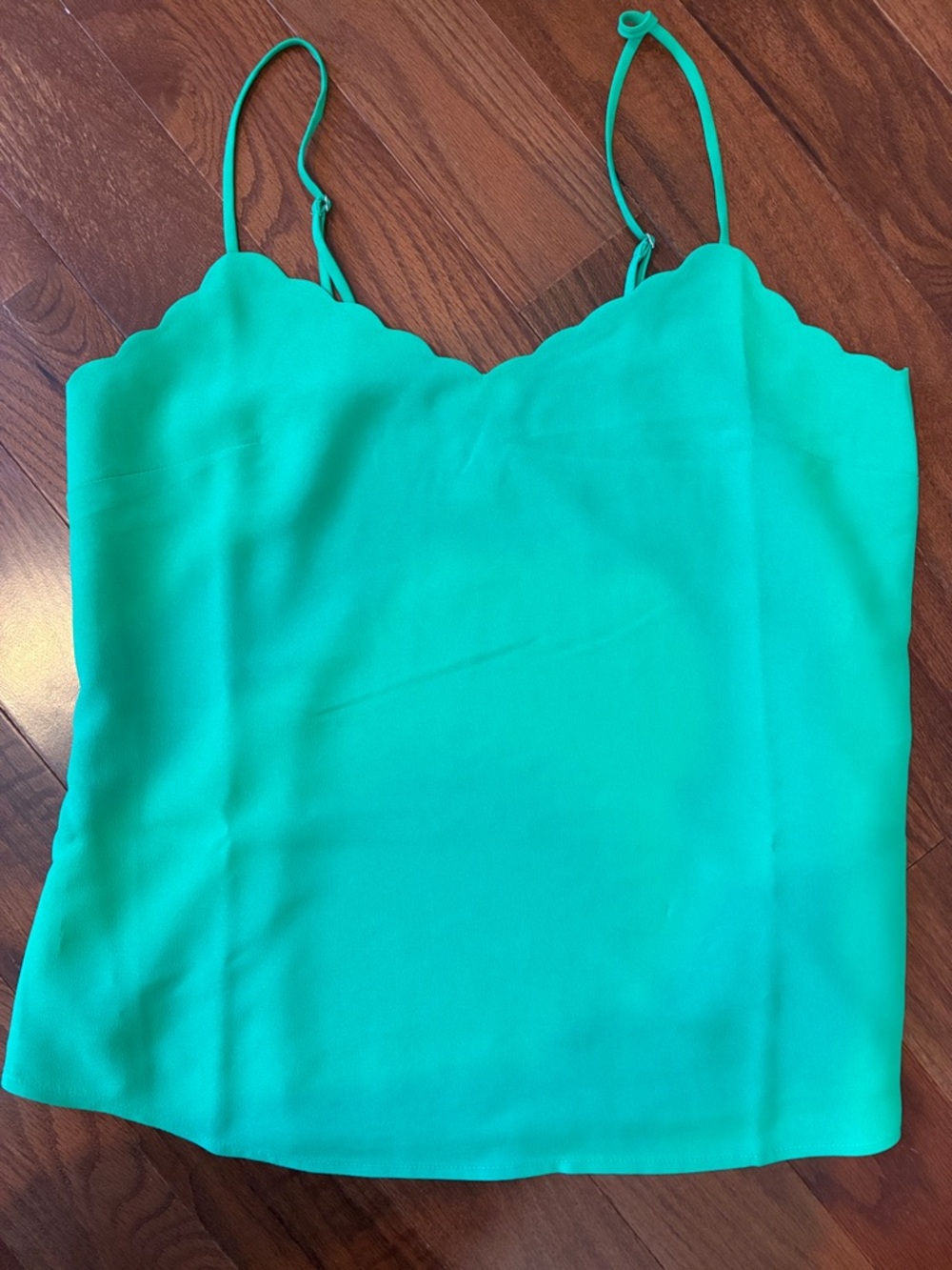 J Crew emerald green top